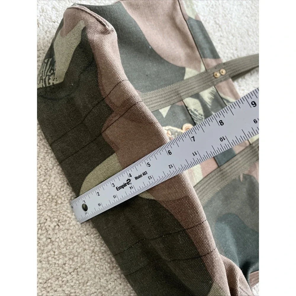 Polo Ralph Lauren Camo Polo Bear Canvas Tote Bag Mens Green Brown Camouflage